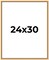 Classic Modern Gold Picture Frame - UV Acrylic, Foam Board Backing, Hanging Hardware